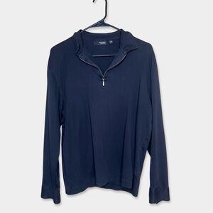 MURANO LIQUID LUXURY Men's 1/4 Zip Size Large Black Color GUC